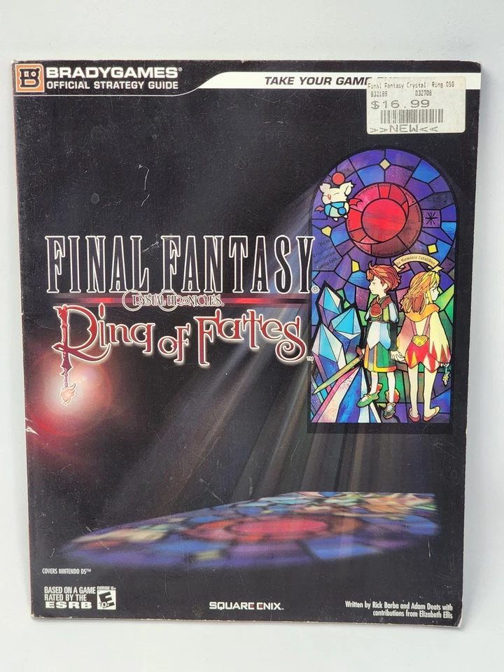 Final Fantasy Ring of Fates Bradyguides Guía Oficial de Estrategia Nintendo DS 2008 Foto 1 de 4