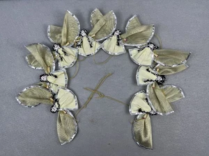 Ghirlanda angelo vintage con Bindi CRC rosso 8 angeli fatta a mano - Foto 1 di 7