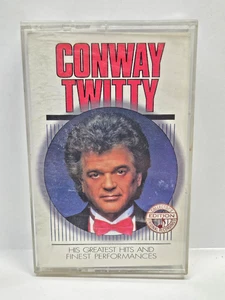 Cassette Tape Conway Twitty His Greatest Hits and Finest Performances 1995 - Picture 1 of 3