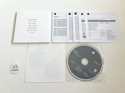 MacBook Applications Install DVD - FR - 1 CD + notice + stickers Apple - 2008 - Image 1 of 4