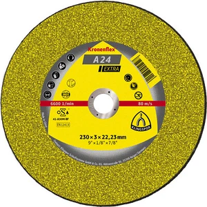 Klingspor Trennscheibe A 24 Extra 230 x 3 x 22,2 mm gekröpft 189002 für Metall - Bild 1 von 1