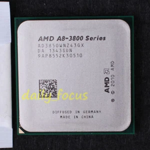 AMD A8-series A8-3850 2.9 GHz AD3850WNZ43GX CPU Processor Socket FM1 2 MB - Picture 1 of 2