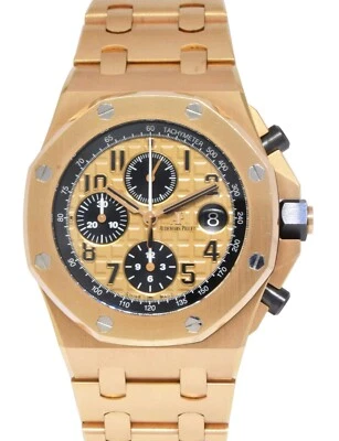 Audemars Piguet Royal Oak Offshore Brick 18k Rose Gold 42mm Watch BP '17 26470OR - Image 1 of 4