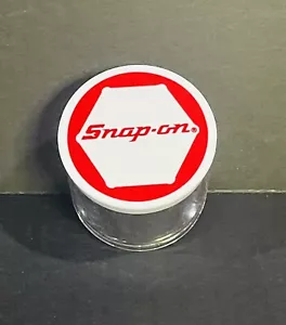 Vintage Snap On Tools  Promo Container Jar 2.5” X 2” Old Stock - Picture 1 of 4