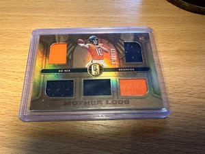 2024 Panini Gold Standard Bo Nix Mother Lode Rookie Patch /299 #ML-BNX - Bild 1 von 2