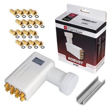 Opticum Octo LNB RED Robust DIGITAL SKY FULL HDTV 4K für direkten Anschluss