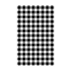 Moda Gingham Black Greaseproof Paper Pack of 200 | 310 × 190mm - Bild 1 von 1