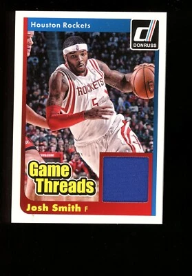 2014-15 Donruss Jersey Game Threads #44 Josh Smith Houston Rockets - Image 1 of 2