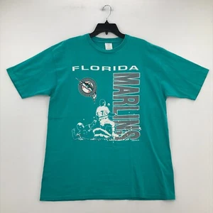 VINTAGE Florida Marlins Shirt Herren Large L grün Jostens MLB 1991 Baseball Men - Bild 1 von 14