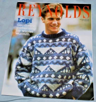 REYNOLDS LOPI Geometric Patterning For Winter Warmth Pattern #390 FAST Free Ship - Image 1 of 2