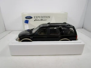 UT MODELS 1/18 BLACK/GOLD EDDIE BAUER FORD EXPEDITION USED VERY NICE *ISSUE* - Picture 1 of 8
