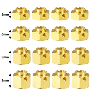 Pesi Ruota Ottone Adattatore Esagonale Mozzo Ruota Contrappeso Combinatore per Assiale SCX10 - Foto 1 di 28