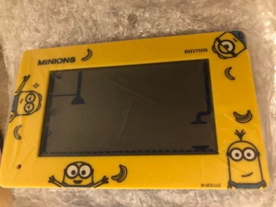 Minion Alarm Clock Funny Action Digital Clock with Calendar Yellow 10x16 RHYTHM - Image 1 of 4