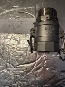 DIXON COUPLINGS D-200-316 PT PAC C30112002 - Picture 1 of 1