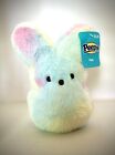Peeps Plush Bunny Easter Multi Color Tie Dye 8"  Stuffed Animal Brand New W Tags