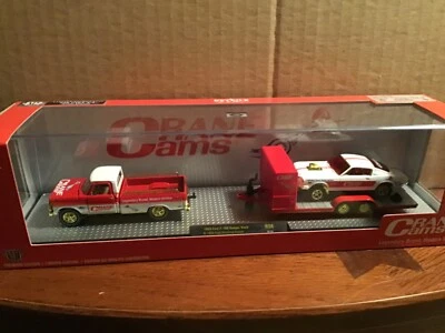 Gold chase M2 MACHINES AUTO HAULERS Crane Cams 1969 FORD F-100  & 1966 MUSTANG  - Image 1 of 4