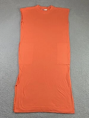 Платье миди Free People FP Beach богемное пляжное прибрежное шикарное оранжевое размер средний отличное состояние - Изображение 1 из 4