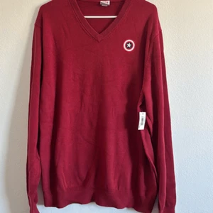 Amazon Essentials Mens Disney Marvel Star Wars V-Neck Sweater Maroon Size XL NWT - Picture 1 of 6