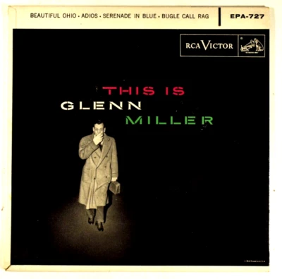 Glenn Miller RCA 45 RPM EP w/ Cardboard PS - Serenade In Blue NM- Excellent ! T2 Foto 1 de 4
