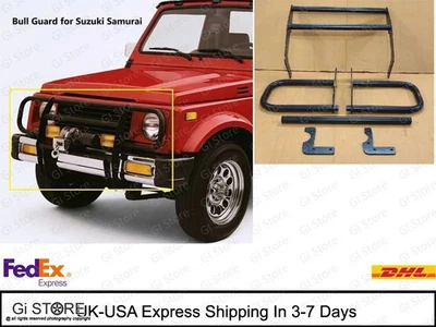 PROTECTOR CEPILLO PARACHOQUES SUZUKI SAMURAI / BULLBAR SJ410 SJ413 - Con montaje Foto 1 de 4