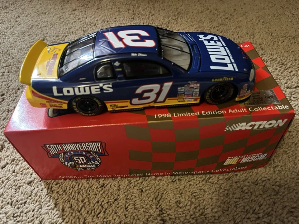 Mike Skinner #31 Lowe’s 1998 Monte Carlo 1:24 CW Banco NASCAR Acción 50TH ANV Foto 1 de 4