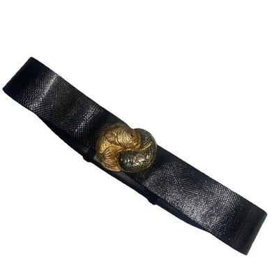 Judith Leiber Diseñador Peces Koi Cinturón Negro Piedras De Colección Peces Raros Foto 1 de 4