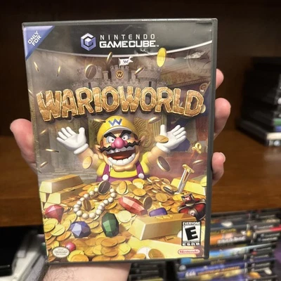 Wario World (Nintendo GameCube, 2003) CIB Authentic Rare Black Label Working - Image 1 of 4