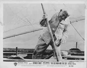 FOTO AUTÓGRAFA DE PELÍCULA EN BLANCO Y NEGRO 8X10 FIRMADA A MANO POR SPENCER TRACY con certificado de autenticidad - Imagen 1 de 2