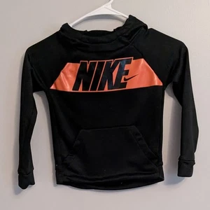 Toddler Boys Nike Black Orange Pullover Hoodie - 4T - Picture 1 of 5