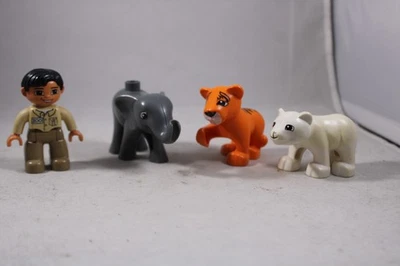 LEGO Duplo Lot of Animals, Zoo Animals, Elephant Tiger Polar Bear - Image 1 of 4