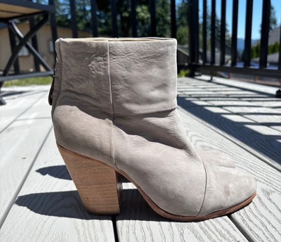 Botín informal Rag & Bone Newbury para eventos, gamuza gris, para mujer talla 11 EE. UU. / UE 41 Foto 1 de 4