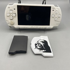 Sony PSP 2001 Playstation Portable White Console Starwars Darth Vader TEST /READ