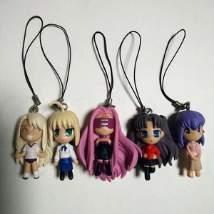 Fate figure strap key chain Lot 5 set mascot anime Japan retro m636 - Picture 1 of 12
