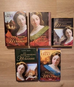 5 x Sabine Ebert - Hebammen Romane *Buchpaket/HC - Bild 1 von 4