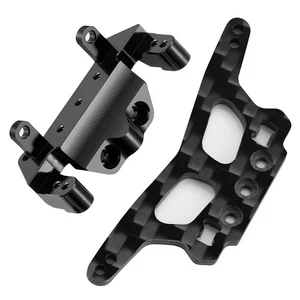 FLYXM Carbon Fiber/Alu Front Rear Shock Tower Mount for 1/24 Losi Micro-B RC Car - Picture 1 of 39
