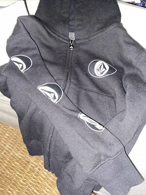 Sudadera con capucha negra para niños pequeños Volcom 2T Foto 1 de 2