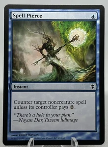 Spell Pierce 67/249 Zendikar ZEN Magic The Gathering Casi nuevo - Imagen 1 de 2