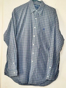 Camicia uomo Ralph Lauren grande Blake piccolo check manica lunga bottoni multicolore - Foto 1 di 4