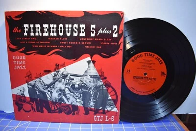 Firehouse 5 plus 2 self-titled 10” LP Good Time Jazz GTJ L-6 Mono Foto 1 de 2