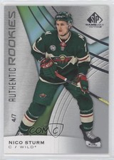 2019-20 Upper Deck SP Game Used Authentic Rookies /7 Nico Sturm #189 Rookie RC