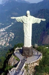 CHRIST THE REDEEMER STATUE BRAZIL GLOSSY POSTER PICTURE PHOTO jesus rio great 21 - Picture 1 of 1