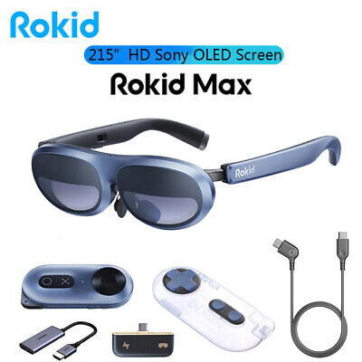 Rokid Max AR 3D Smart Glasses HD Sony Micro OLED Screen 215  Giant Screen Cinema • 465.25€