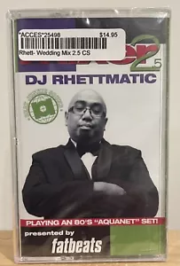 Rare OOP DJ Rhettmatic The Wedding Mixer 2.5 Cassette Mixtape Beat Junkies New - Picture 1 of 2