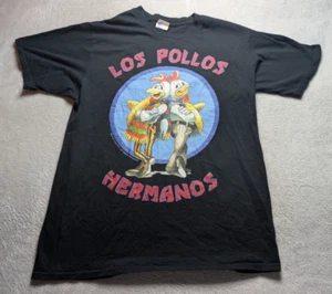 Camiseta Early Breaking Bad Los Pollos Hermanos Camiseta Mediana Negra Gráfica - Imagen 1 de 5