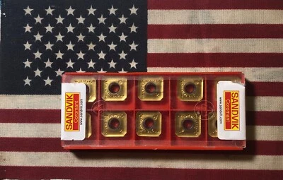 Insertos de fresado de carburo Sandvik Coromant R245-12 T3 E-ML 2030 (caja de 10) Foto 1 de 2