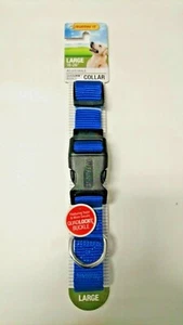 "Nuevo Ruffin It Hebilla Cuadlock Ajustable Azul Nailon Cuello Grande para Perro 18-26" - Imagen 1 de 2
