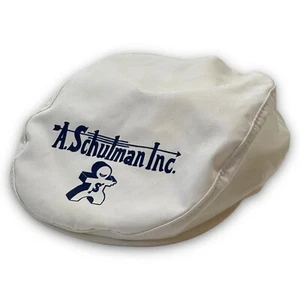 Vintage Snapback Derby Hat A Schulman Inc Newsboy 1990s Fairlawn Ohio Cap - Picture 1 of 9