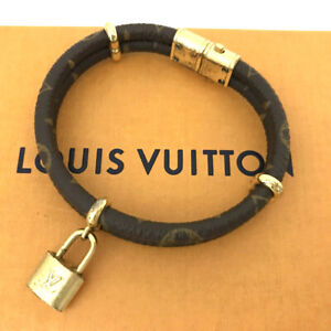 Louis Vuitton Bracelet Keep It Twice Cadena Gold Tone Bracelet /R5078