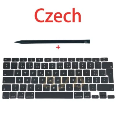 New Replacement Keyboard Key Keycaps For Macbook Air 13" A2179 Czech Layout 2020 - Image 1 of 3