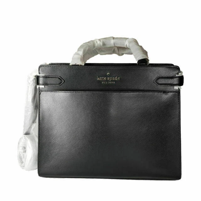 Kate Spade Staci Cameron Women's Satchel Bag - Black, L (WKRU6949)